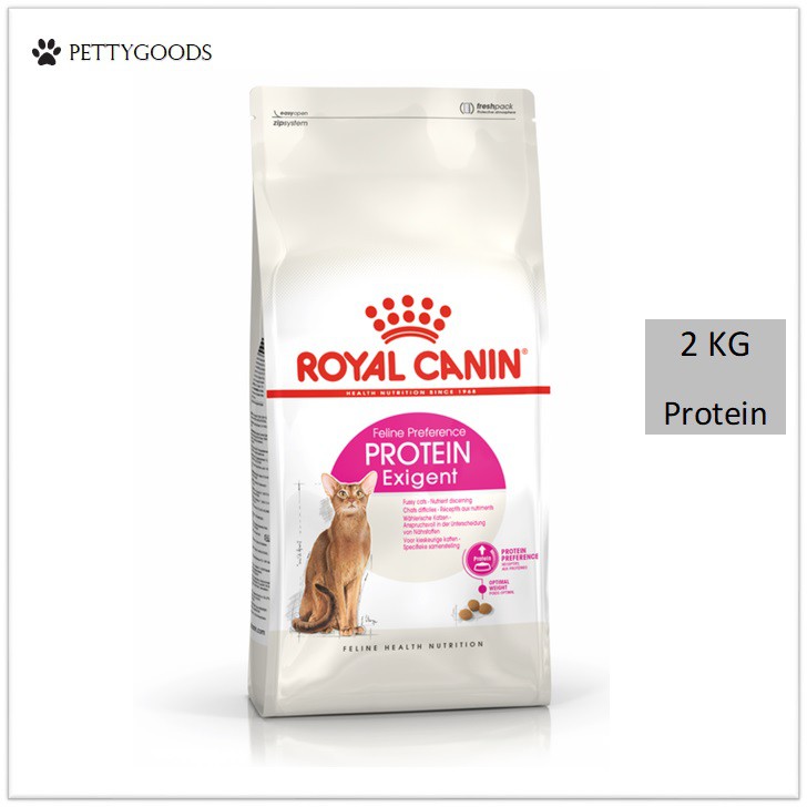 royal-canin-cat-exigent-protein-2-kg-อาหารแมวกินยาก-อาหารแมว-แมวเลือกกิน-แมวกินน้อย-โปรตีนสูง