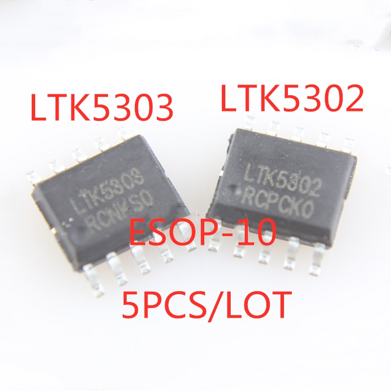 xx5PCS/LOT LTK5302 LTK5303 ESOP-10 SMD Audio Power Amplifier ชิปใหม่ IC ...