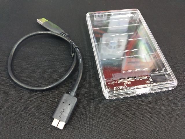 ภาพสินค้า2.5-Inch SATA 3.0 To USB 3.0 Hard Drive Disk Box HDD External Enclosure SATAHDD And SSD -Trans กล่อง แบบใสพร้อมสายusb3.0 จากร้าน thongyut บน Shopee ภาพที่ 6