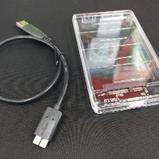 ภาพขนาดย่อของภาพหน้าปกสินค้า2.5-Inch SATA 3.0 To USB 3.0 Hard Drive Disk Box HDD External Enclosure SATAHDD And SSD -Trans กล่อง แบบใสพร้อมสายusb3.0 จากร้าน thongyut บน Shopee ภาพที่ 6
