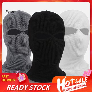 ภาพหน้าปกสินค้าPST❀Army Tactical Winter Warm Ski Cycling 2 Hole Balaclava Hood Cap Full Face Mask ที่เกี่ยวข้อง