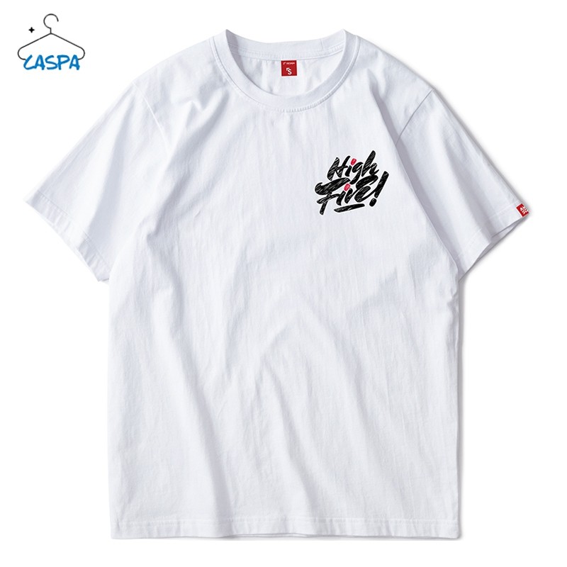 caspa-เสื้อยืดสกรีน-รุ่น-m470t-ลายสกรีน-แพนด้า-high-five-เสื้อคอกลมแขนสั้นผ้าฝ้าย-แฟชั่น-วัยรุ่น