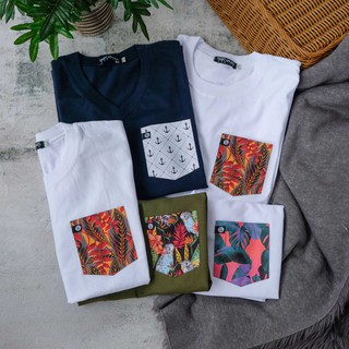 เสื้อยืด Tropical Pocket Tees | Thrift Apparel T-Shirt