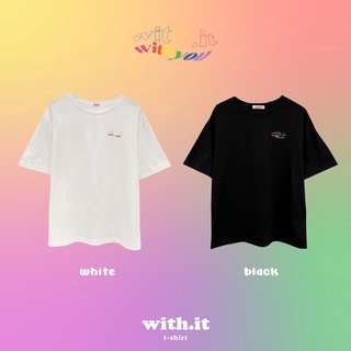 💙27-31 ช้อปครบ 500 ลด 50💥with.it.store- TSW4032 เสื้อยืดโอเวอร์ไซส์วิทอิทสปอร์ตสเปเชี่ยลเรนโบว์