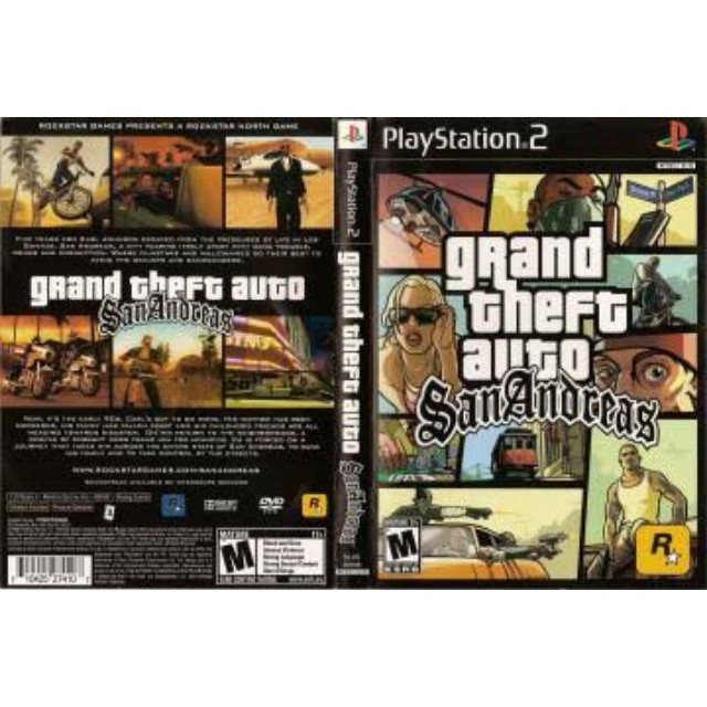 Grand Theft Auto San Andreas PS2 ISO (NTSC-J) (MG-MF) | Shopee Thailand