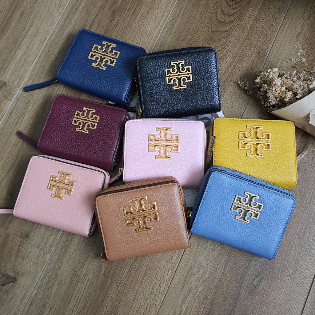 Tory Burch Britten Mini Wallet | Shopee Thailand