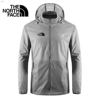 พร้อมส่ง The North Face เสื้อแจ็คเก็ตมีฮู้ดระบายอากาศป้องกันรังสียูวีสําหรับผู้ชาย M-5Xl