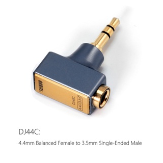ภาพขนาดย่อของภาพหน้าปกสินค้าDd ddHiFi ใหม่ อะแดปเตอร์หูฟัง DJ44C DJ44B Mark II ตัวเมีย 4.4 มม. เป็น 2.5 มม. 3.5 มม. ตัวผู้ สําหรับเครื่องเล่นเพลง HiFi MP3 DAP DAC จากร้าน reachcustomerwish.th บน Shopee