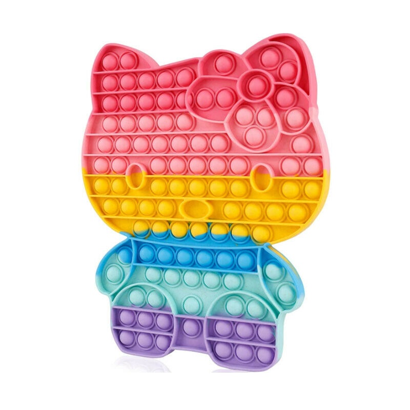 ภาพหน้าปกสินค้าของเล่น Popit Fidget Hello Kitty ฟองน้ําน่ารักสําหรับเด็ก จากร้าน lweinking.th บน Shopee