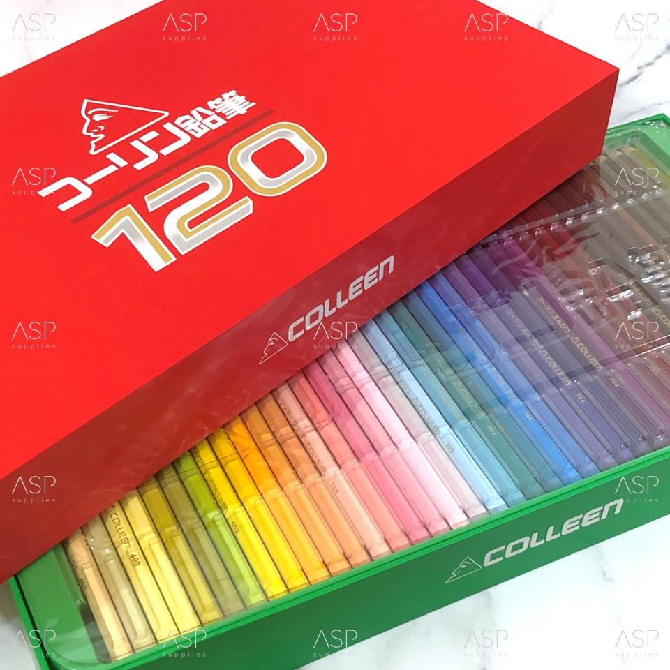 สีไม้-ดินสอสีคอลลีน-สีคอลลีน-colleen-ดินสอสีไม้-รุ่นหัวเดียว-สีธรรมดา-120-สี