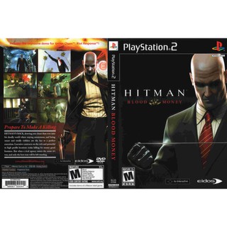 แผ่นเกมส์ PS2 (รับประกัน) Hitman Blood Money