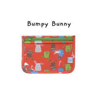 Alan Hops กระเป๋าใสเอนกประสงค์ รุ่น Daily Buddy ลาย Bumpy Bunny (Orange)