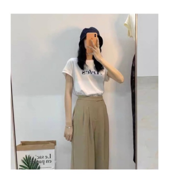 เสื้อยืดคอกลม-แขนล้ำ-สกรีน-arles-ผ้า-cotton