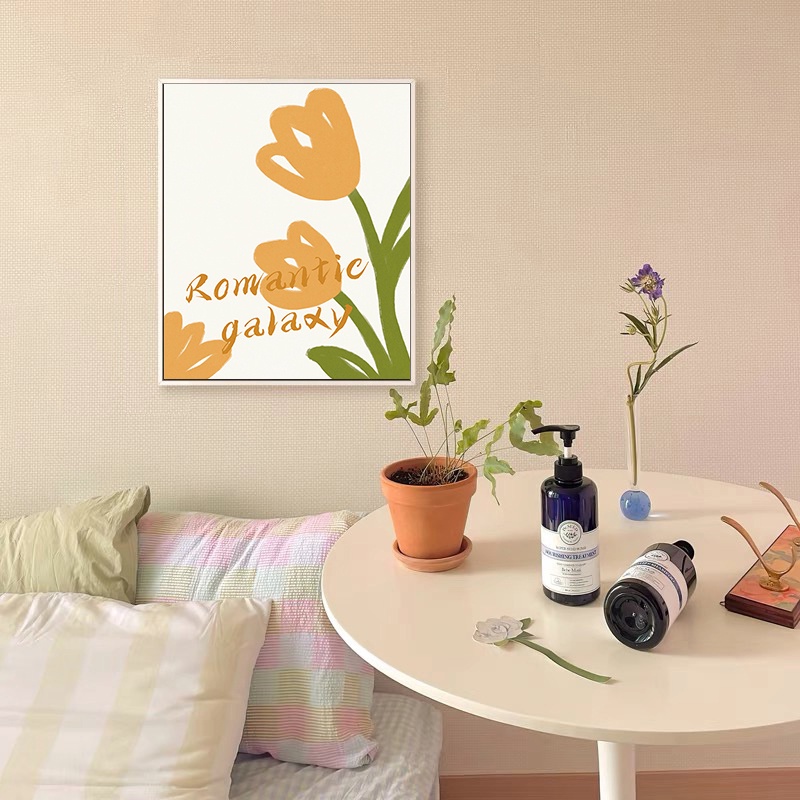 ภาพวาดดอกทิวลิป-กันน้ํา-สําหรับแขวนตกแต่งผนัง-ห้องนั่งเล่น
