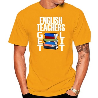 เสื้อยืดพิมพ์ลายแฟชั่น [พร้อมส่ง] เสื้อยืด คอกลม ทรงหลวม ใส่สบาย ของขวัญ สําหรับครอบครัว คุณครูสอนภาษาอังกฤษ