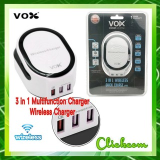 Vox 3 in 1 Wireless Quick Charge AP09