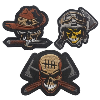 AUSTRALIAN DIGGER SLOUCH SKULL Australia Army Military  Patch Tactical Emblem Badges Appliques Combat patch