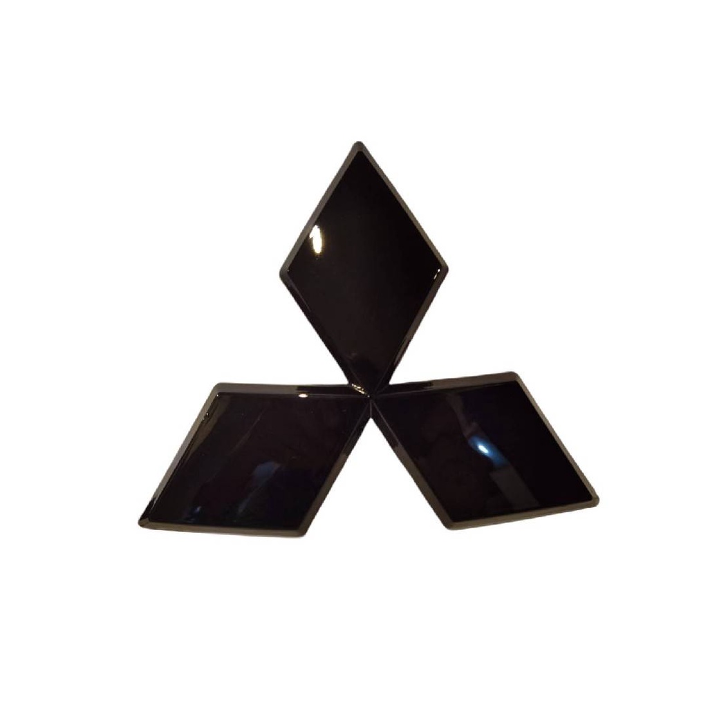 โลโก้-mitsubishi-สีดำเงา-15-x-14-5-cm-สำหรับหน้ากระจัง-mitsubishi-triton-2005-2014-มาร้านนี่จบในที่เดียว