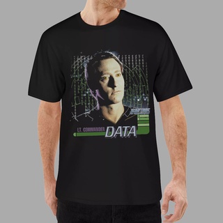 พิมพ์ลาย Star Trek The Next Generation Data 2022 คุณภาพสูงเสื้อยืด