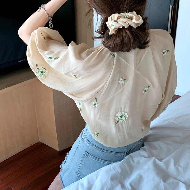 floral-shine-set-เสื้อ-โดนัทมัดผม