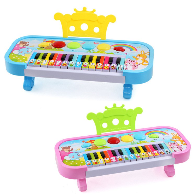 เปียโนมัลติฟังก์ชั่น-24-คีย์-ของเล่นสำหรับเด็ก-คีย์บอร์ดเด็ก-เปียโนเด็ก