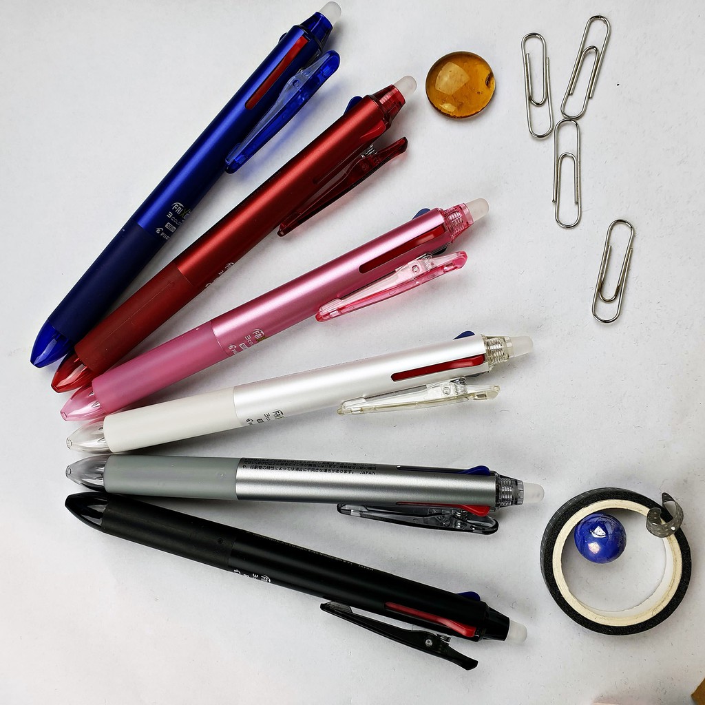 ปากกาเจล-ปากกาลบได้-pilot-frixion-ball-slim-0-5-3-ระบบ-รุ่นใหม่-ของแท้จากญี่ปุ่น