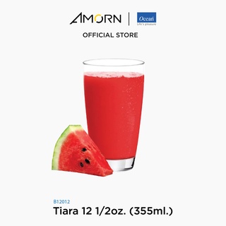 AMORN - (Ocean) B12012 Tiara [1กล่อง(6ใบ)] - แก้วเทียร่า ดริ๊งเเวร์ โอเชี่ยนกลาส Tiara 12 1/2 oz. ( 355 ml.)