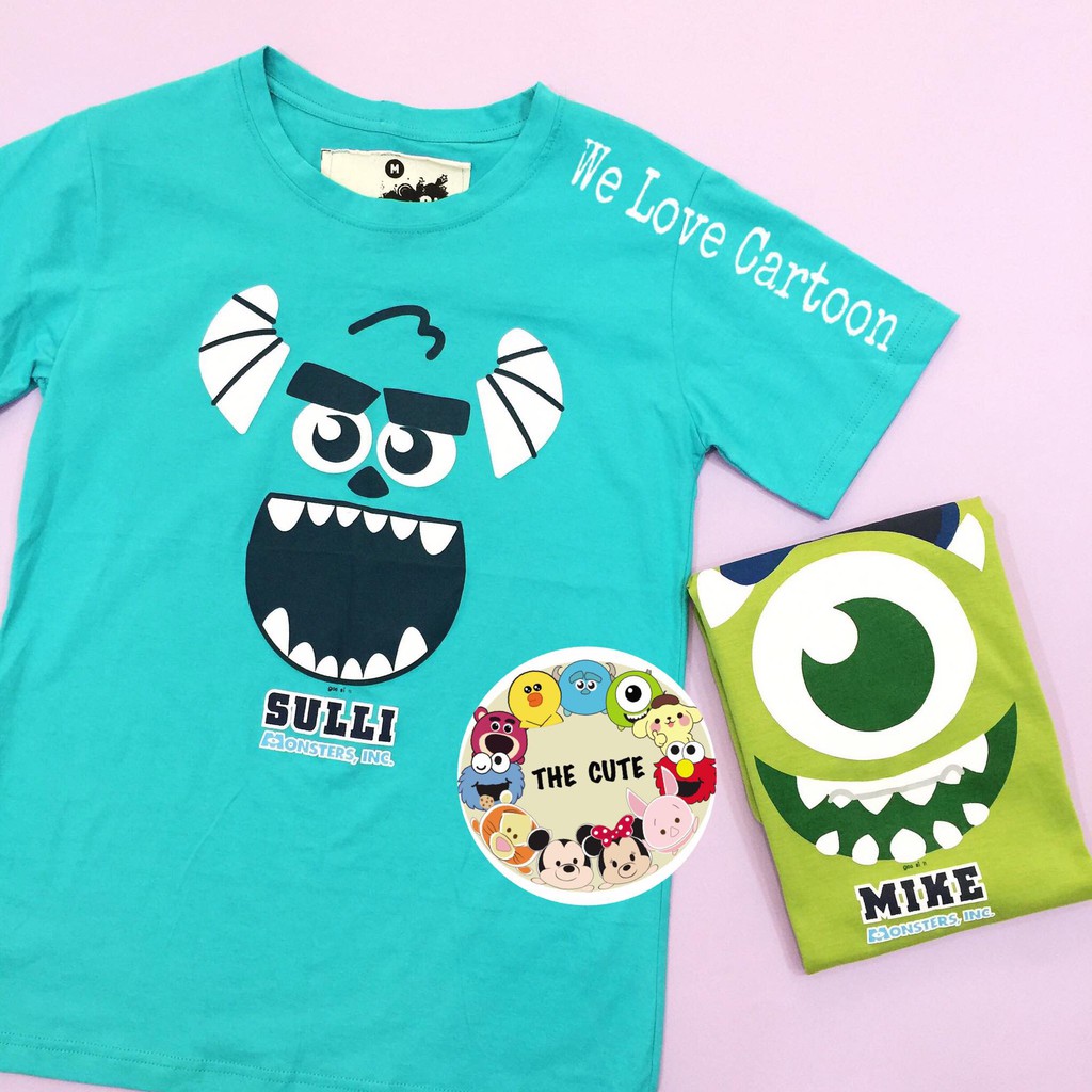 เสื้อยืดลายการ์ตูนมอนเตอร์อิงค์-monster-inc-ver-2