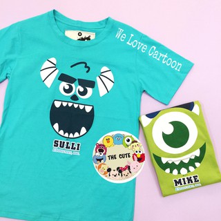 เสื้อยืดลายการ์ตูนมอนเตอร์อิงค์ Monster Inc Ver.2