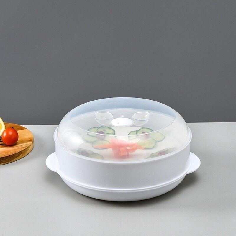 กล่องอุ่นอาหาร-กล่องนึ่ง-microwave-steaming-box-กล่องนึ่งอุ่นอาหารในไมโครเวฟ-นึ่งซาลาเปา-ขนมจีบ-ติ่มซำ-ไส้กรอก-ไม่ทอด