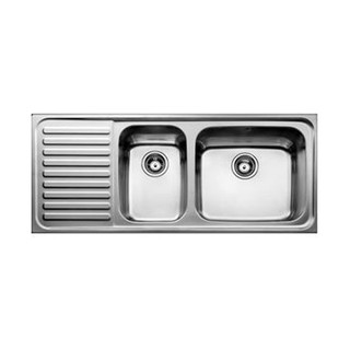 Embedded sink SINK BUILT 2B1D TEKA CLASSIC MAX RHD SS Sink device Kitchen equipment อ่างล้างจานฝัง ซิงค์ฝัง 2หลุม 1ที่พั