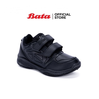 Bata บาจา รองเท้านักเรียน คัทชู  ถูกระเบียบ แบบสวม สำหรับเด็ก รุ่น B First 3 สีดำ 3416611
