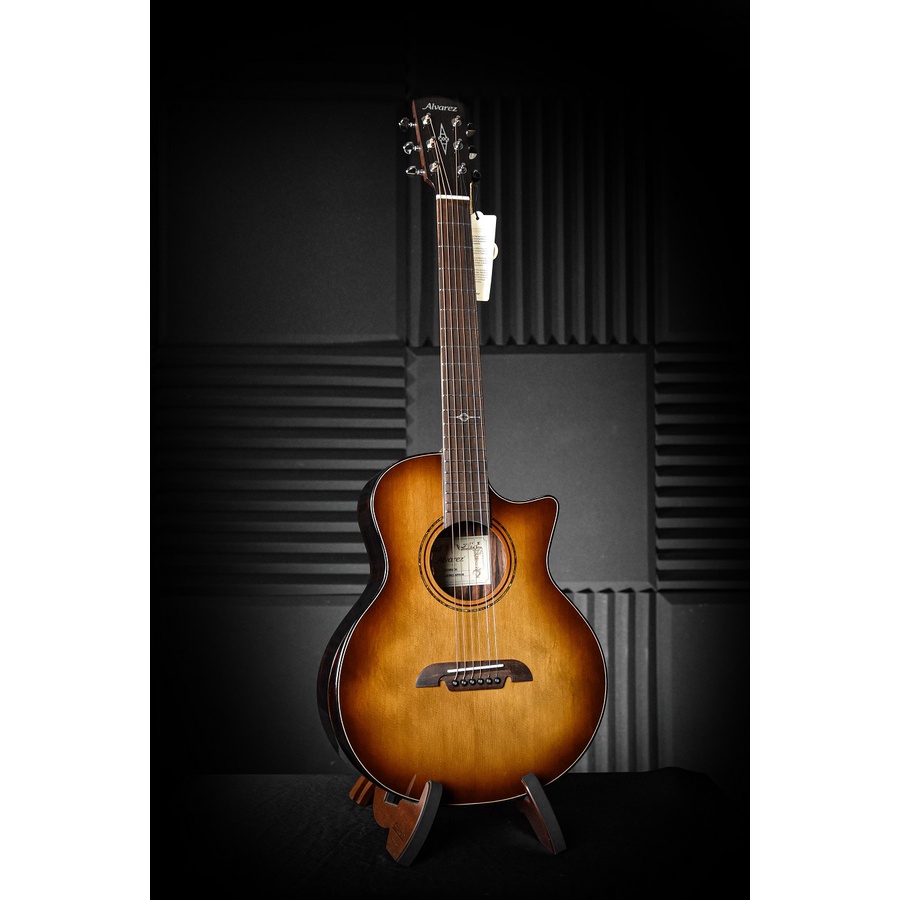 alvarez-lje95cearshb-กีตาร์โปร่งไฟฟ้าไซส์-3-4-สเปค-top-solid-aa-western-red-cedar-macassar-ebony-พร้อมกระเป๋า