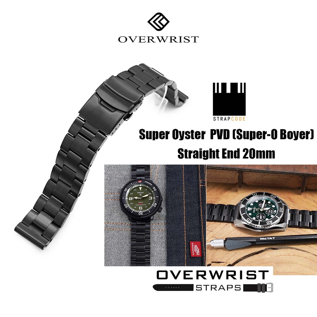 สายนาฬิกา strapcode super oyster pvd 20mm straight end Shopee Thailand