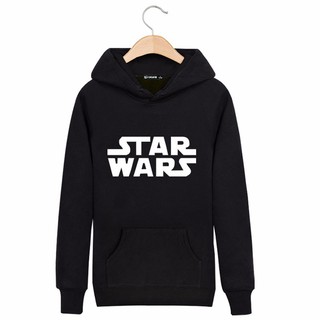 Alimoo เสื้อ Unisex Hoodies ฮิปฮอปผ้าฝ้ายลาย Star Wars Plus Size XXS-4XL