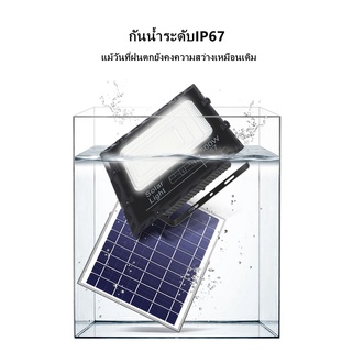 ภาพขนาดย่อของภาพหน้าปกสินค้าJD500Wไฟโซล่าเซลล์ Solar Light ไฟสปอร์ตไลท์ โซล่าเซลล์ ไฟโซล่าเซล โคมกันน้ำและป้องกันฟ้าผ่าไฟโซลาร์เซลล์ จากร้าน jd_electric_thailand บน Shopee