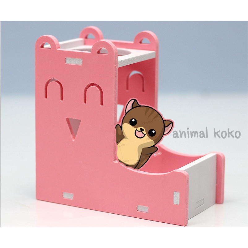 animal-koko-ที่ตั้งขวดน้ำ-ใส่อาหาร-2-in-1-ของสัตว์เลี้ยง-ขนาดเล็ก-หนู-กระรอก-เม่น-เป็นต้น-สินค้าพร้อมส่ง