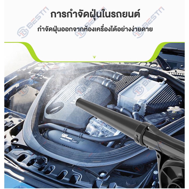 เครื่องเป่าลม-ดูดฝุ่น-เป่าลมไร้สาย-21v2แบตเตอรี่-ใช้-2-ฟังก์ชั่น-เป่าลม-ดูดฝุ่นelectric-blowerพร้อมถุงเก็บฝุ่นมีซิบอย่าง