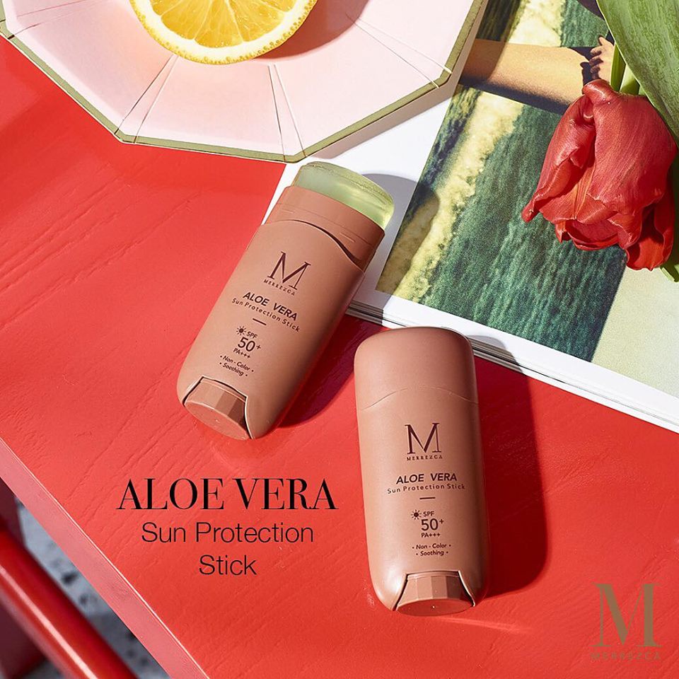 กันแดด Merrezca Aloe vera sun protection stick Shopee Thailand