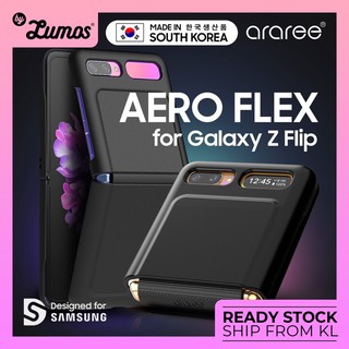 Araree Samsung Galaxy Z Flip Aero เคสโทรศัพท์ ป้องกัน แบบยืดหยุ่น