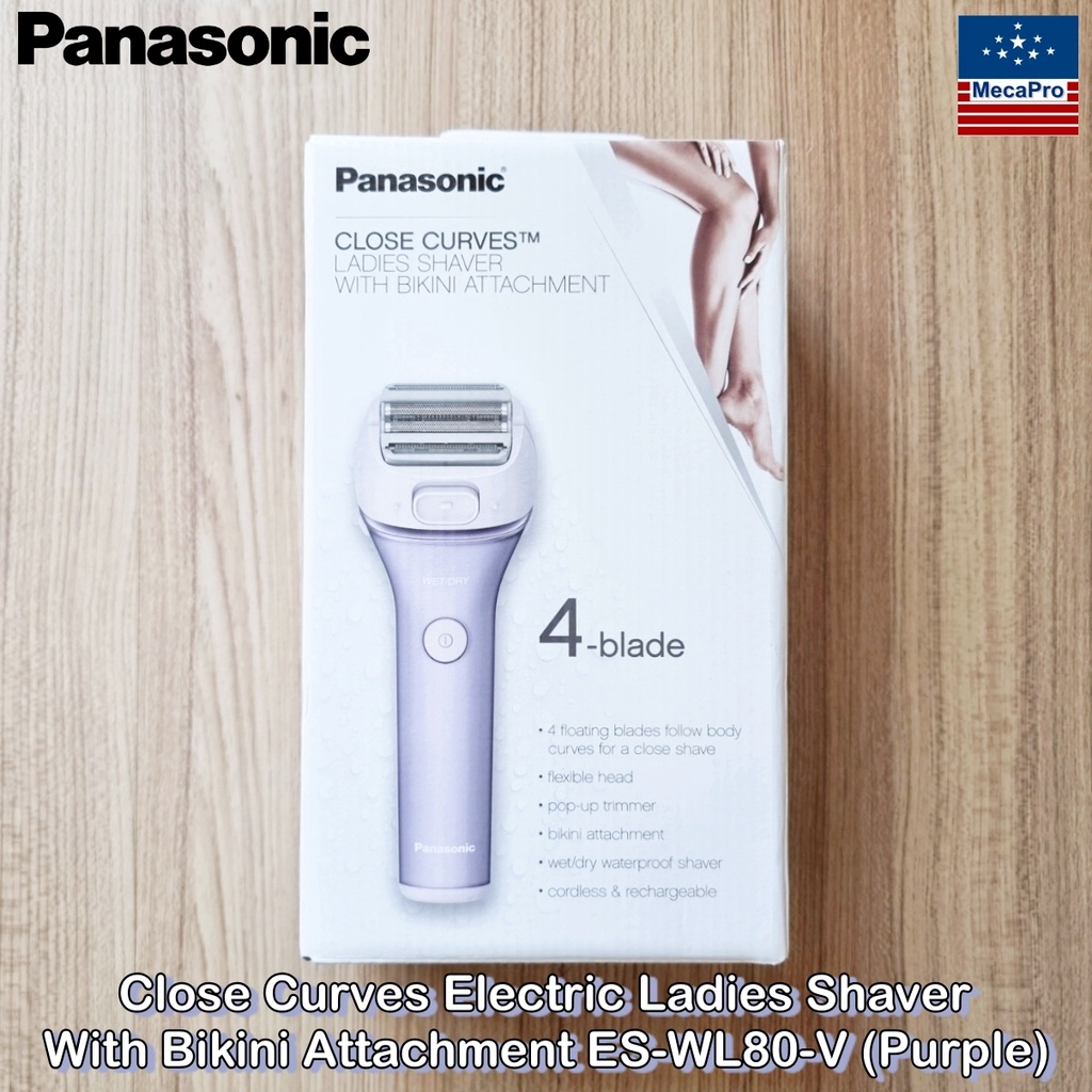 Panasonic® Close Curves Electric Ladies Shaver With Bikini Attachment ...