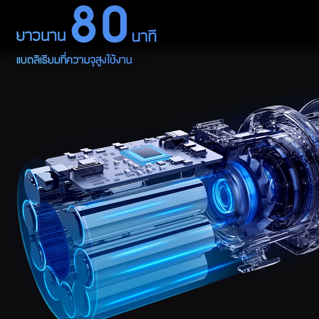 roidmi-x30-vx-เครื่องดูดฝุ่นไร้สาย-ถูพื้น-ขัดพื้น-พร้อมระบบทำความสะอาดตัวเองและพลังดูดทรงพลัง