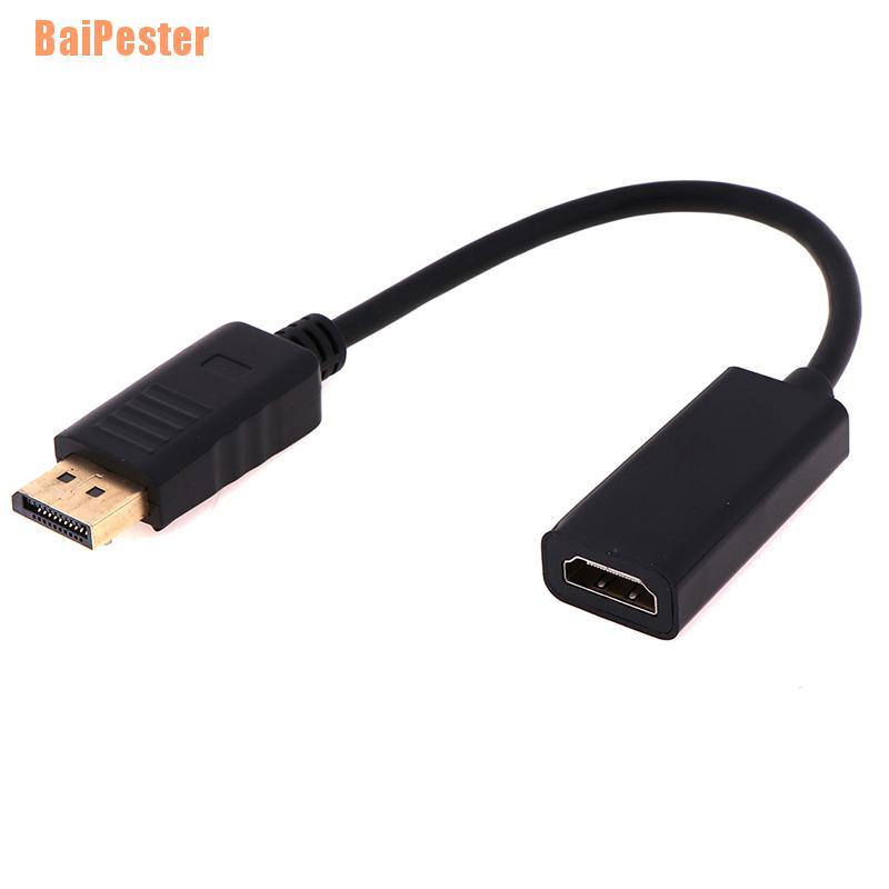 baipester-อะแดปเตอร์สายเคเบิ้ล-dp-display-port-male-to-hdmi