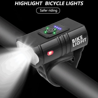 [Aluminium] T6 LEDไฟจักรยาน10W 800LM 6โหมดUSBแบบชาร์จMTBชุดไฟหน้ารถจักรยาน
