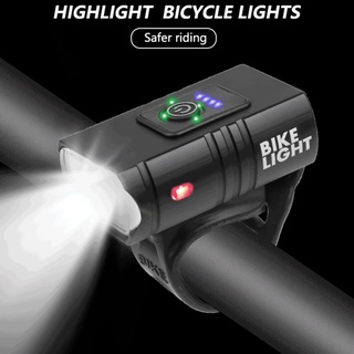 [Aluminium] T6 LEDไฟจักรยาน10W 800LM 6โหมดUSBแบบชาร์จMTBชุดไฟหน้ารถจักรยาน