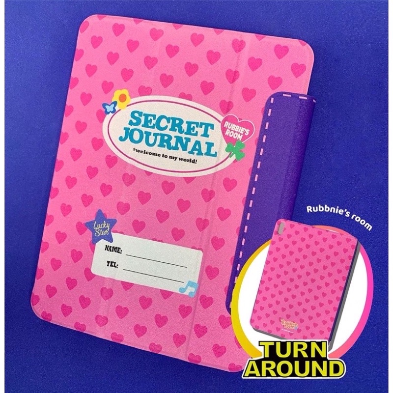 พร้อมส่ง-เคสไอแพด-rubbie-s-room-secret-journal-ipad-case-secret-journal