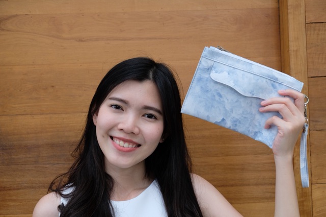 กระเป๋าใส่เงิน-โซ่สายสะพาย-ใส่โทรศัพท์-คลัทช์-ลายหินอ่อน-ก้อนเมฆ