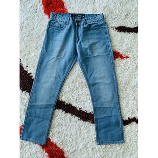 กางเกงยีนส์ขายาวผู้ชาย มือ 2 สีฟ้า size 32 เอว 32 นิ้ว Jeans Studio
