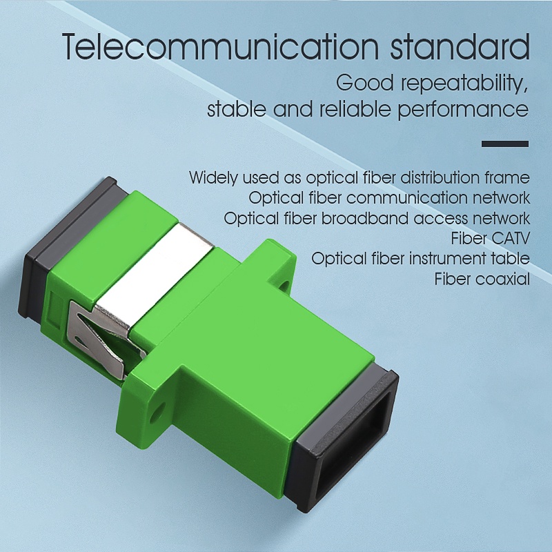 free-shipping-300-bag-sc-apc-simplex-mode-fiber-optic-adapter-sc-apc-optical-fiber-coupler-sc-fiber-flange