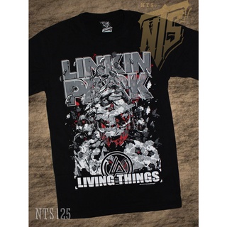 เสื้อยืดโอเวอร์ไซส์NTS 125 Linkin Park ROCK เสื้อยืด เสื้อวง เสื้อดำ สกรีนลายอย่างดี ผ้าหนานุ่ม ไม่หดไม่ย้วย NTS T SHIRT